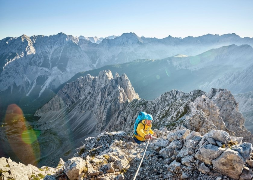 Felsiger Berggipfel im Zillertal
